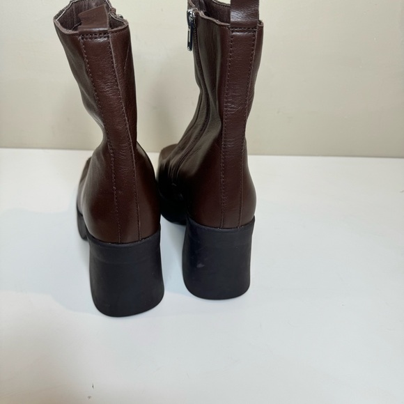 Steve Madden Hope Brown Leather boots size 11 - Picture 5 of 10